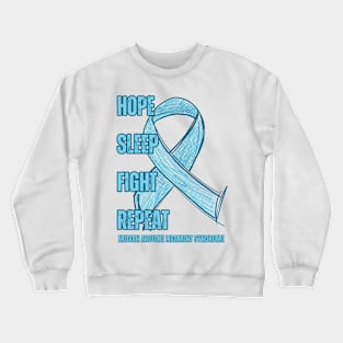 Hope, Sleep, Fight, Repeat Crewneck Sweatshirt